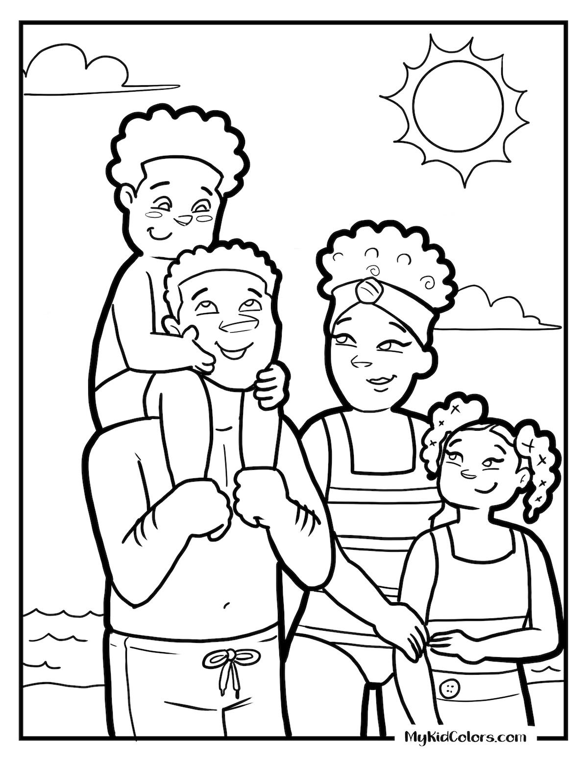 15 Free Printable Coloring Pages for Kids – Fun, Easy & Inclusive Activities