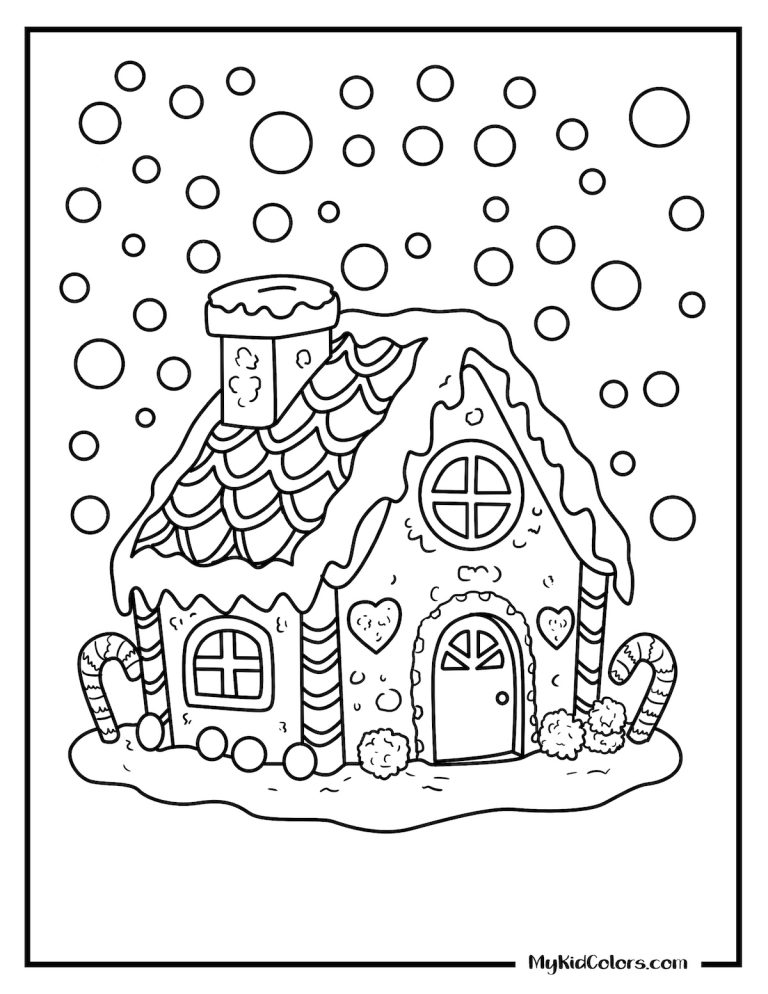 15 December Coloring Pages | Cozy Holiday Scenes for Kids to Enjoy