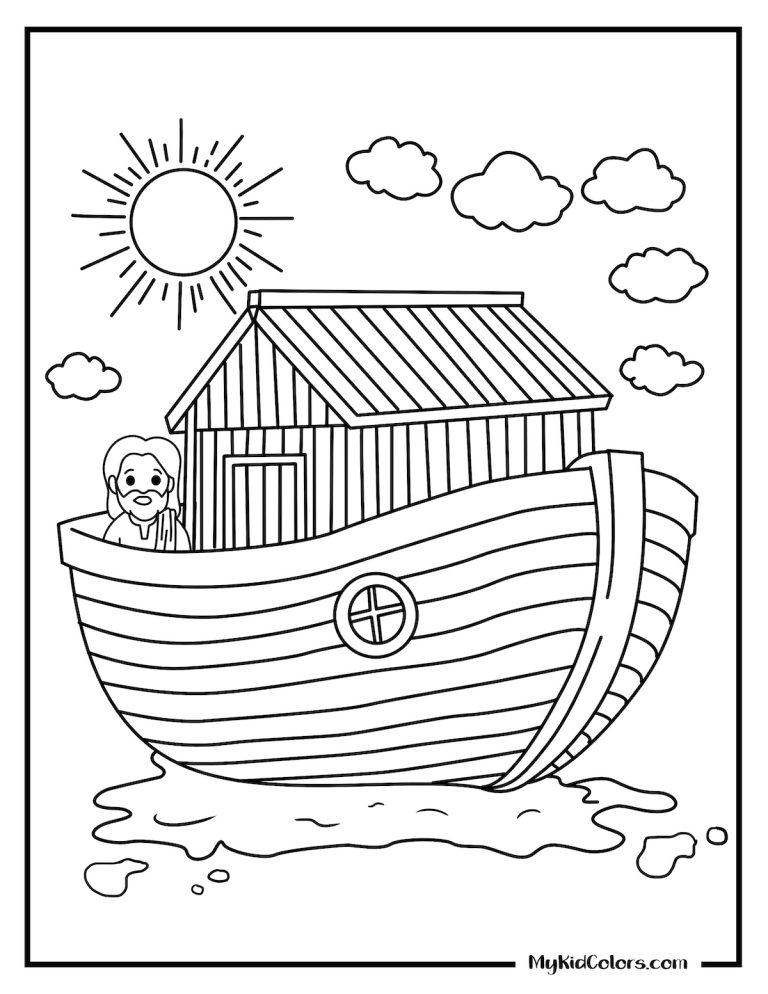 15 Free Bible Coloring Pages for Kids | Faith, Fun & Learning Through Art