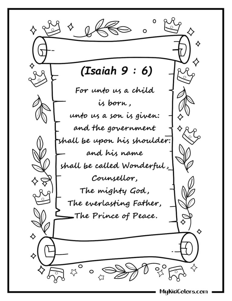 15 Free Advent Coloring Pages for Kids and Families