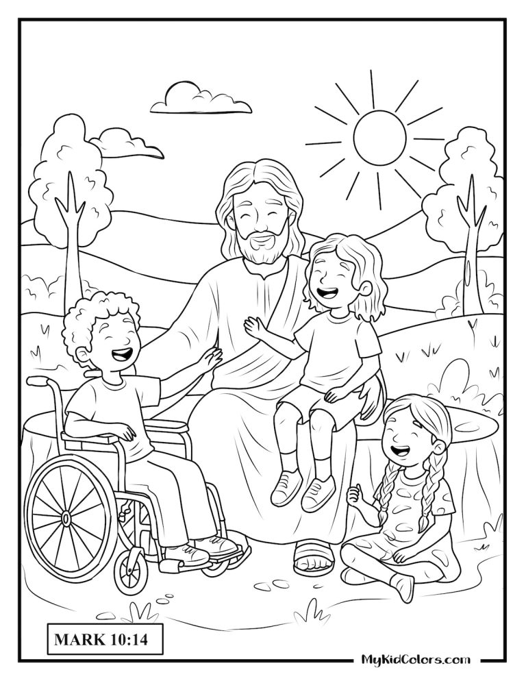 15 Printable Church Coloring Pages | Faith, Family & Creativity