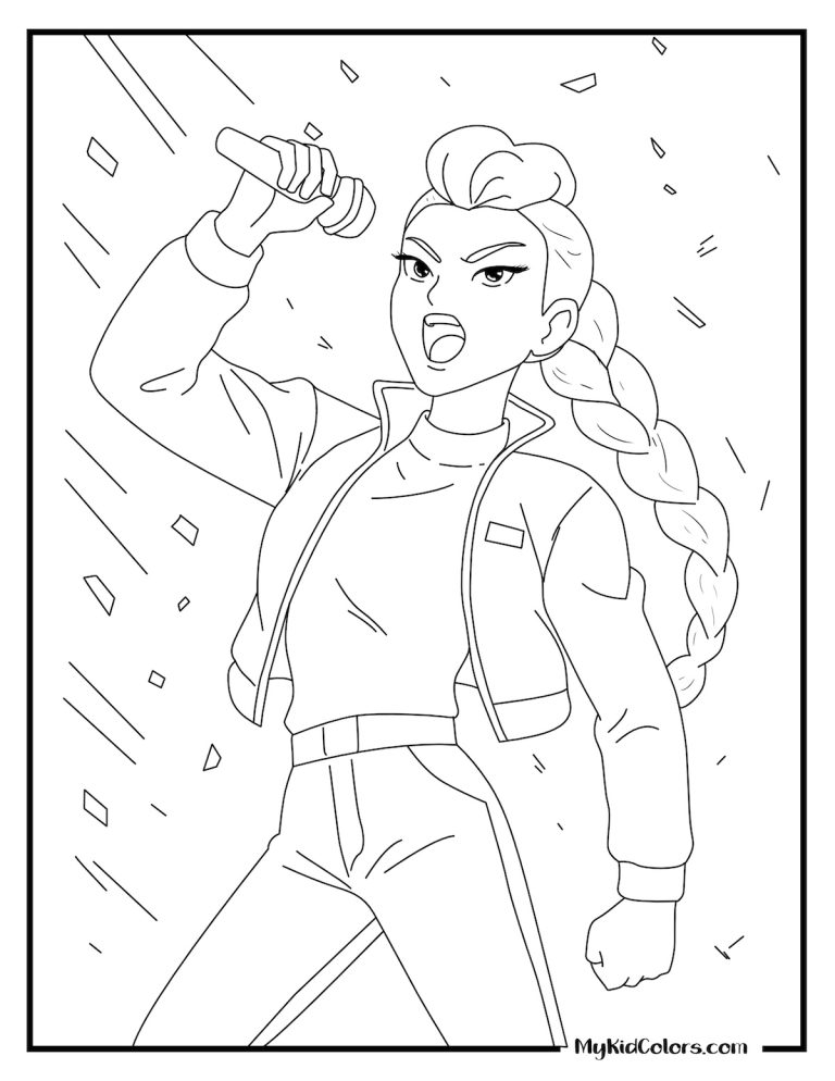 15 Rumi Kpop Demon Hunters Coloring Pages | Free Fan Art