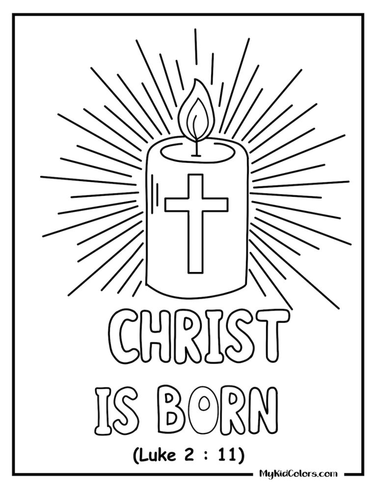 15 Free Advent Coloring Pages for Kids and Families