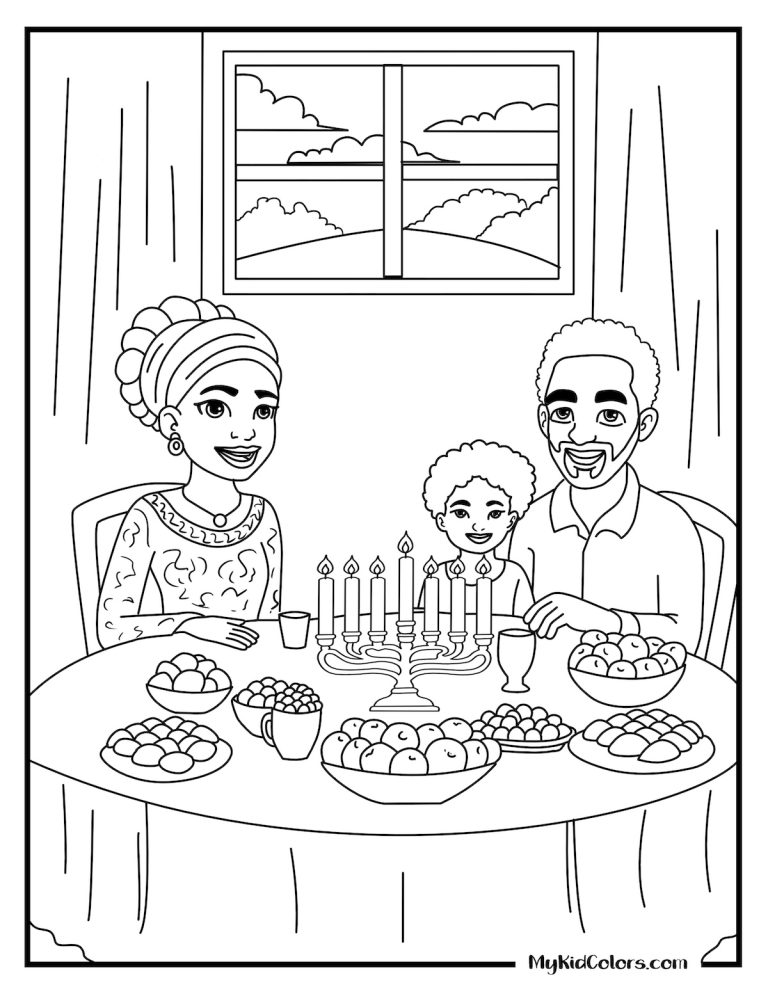 15 Free Kwanzaa Coloring Pages to Celebrate the Season