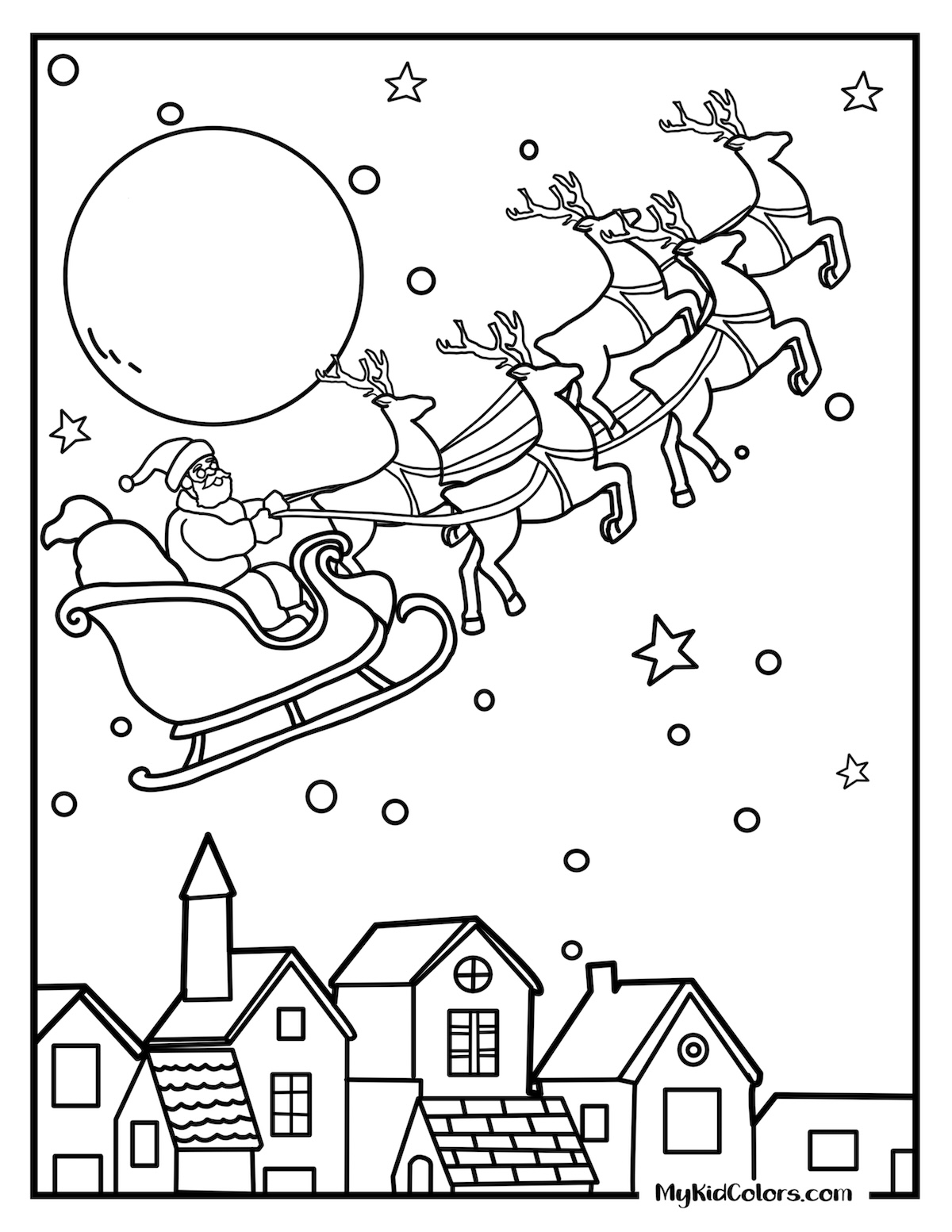 15 Free Santa Coloring Pages (Free Printable PDF)