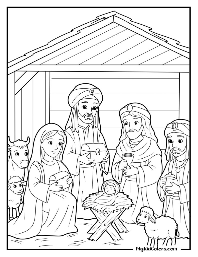 Three Wise Men Coloring Page – Page # 11