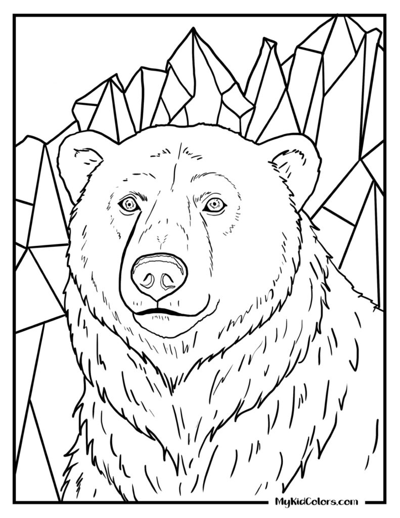 Polar Bear Coloring Pages – Page # 11