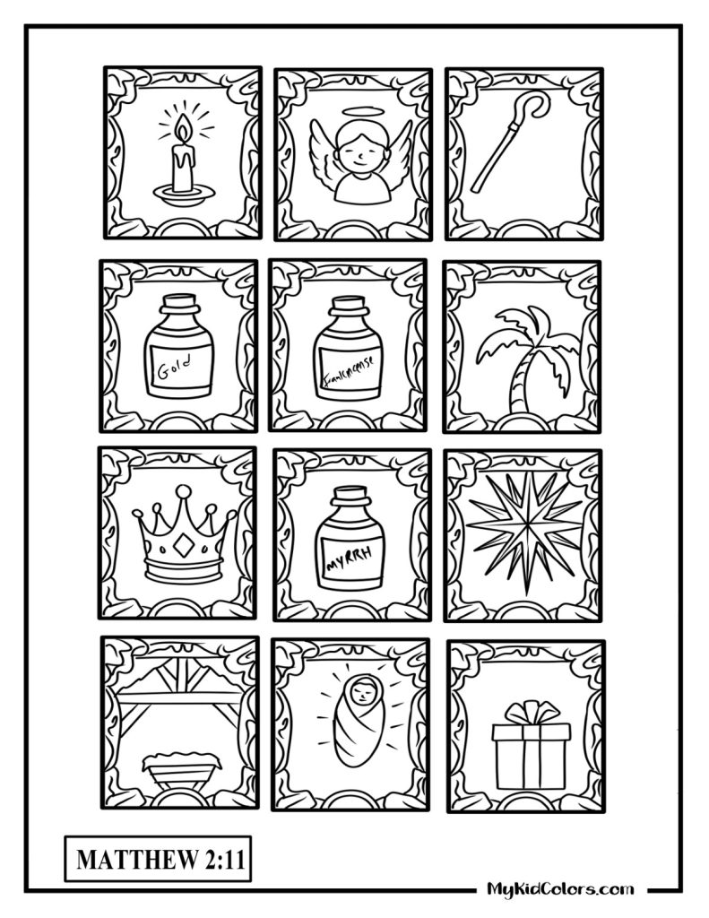 Advent Calendar Coloring Page – Page # 11