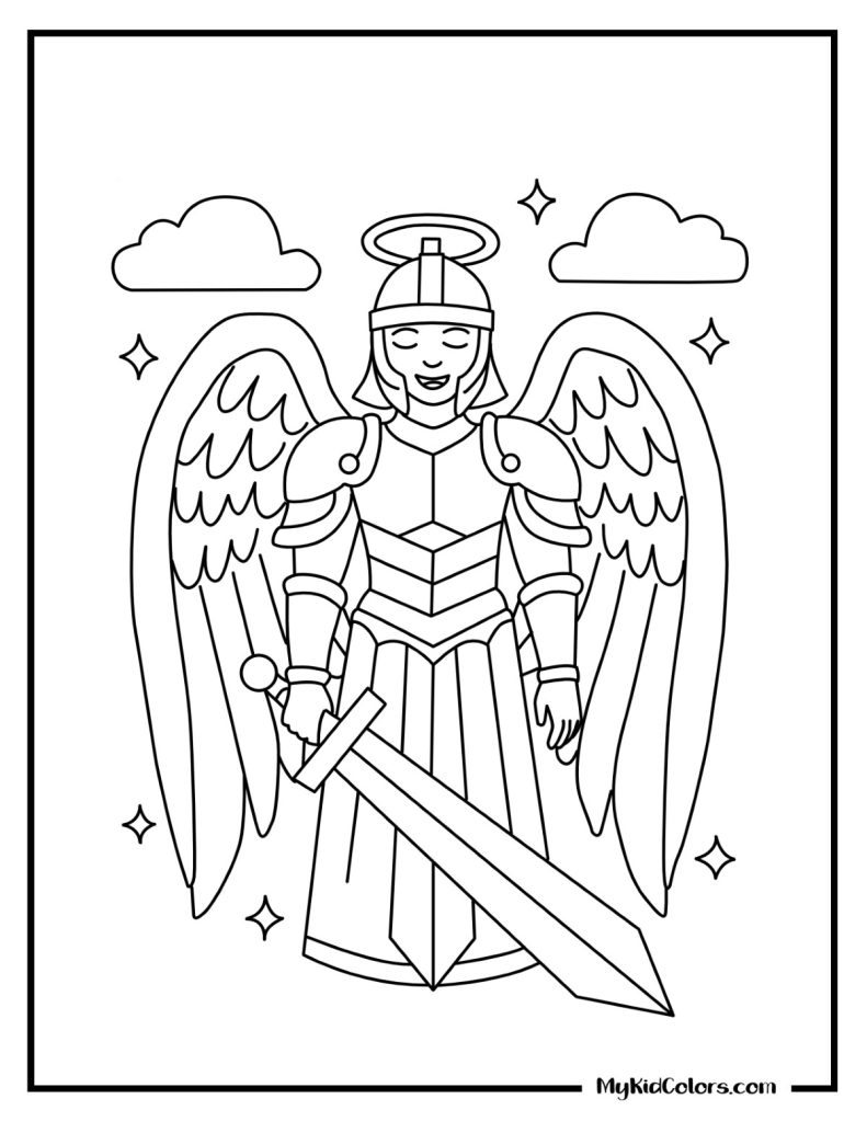 12- Free Angel Printables - Angels Coloring