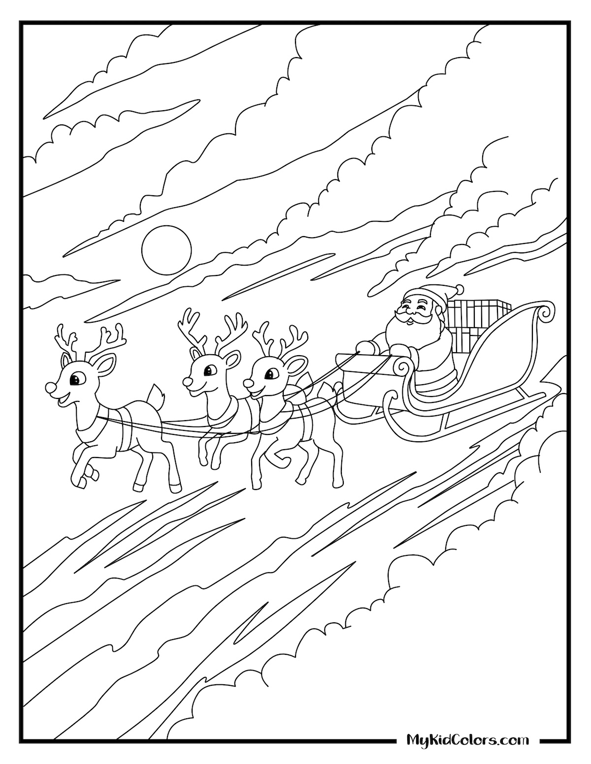 15 Free Rudolph Coloring Pages (Free PDF Bundle)