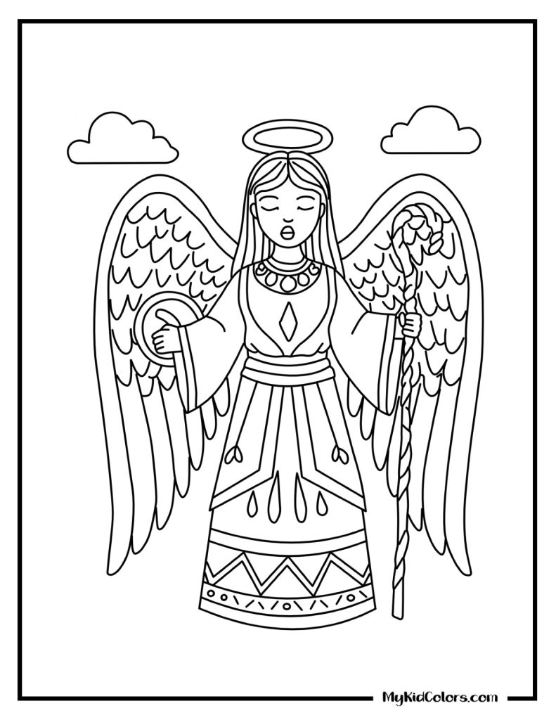 13 - Angel Coloring Books For Adults