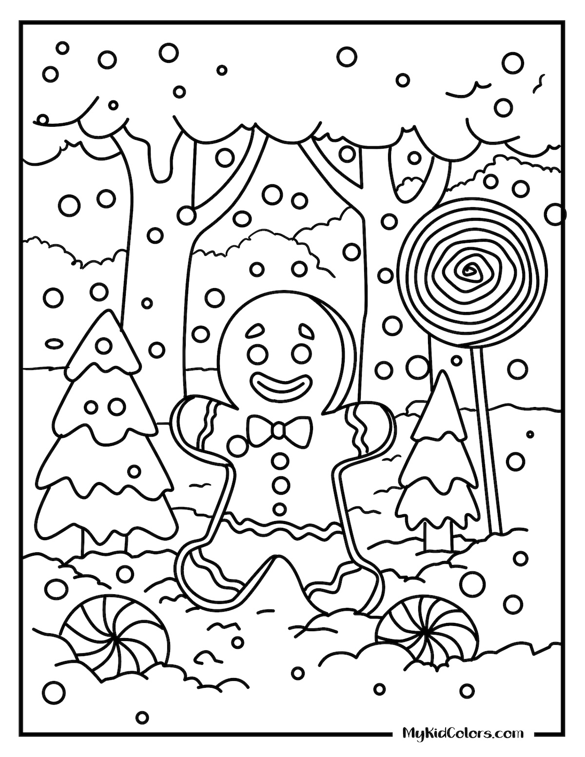 15 Free Gingerbread Man Coloring Page Ideas for Kids