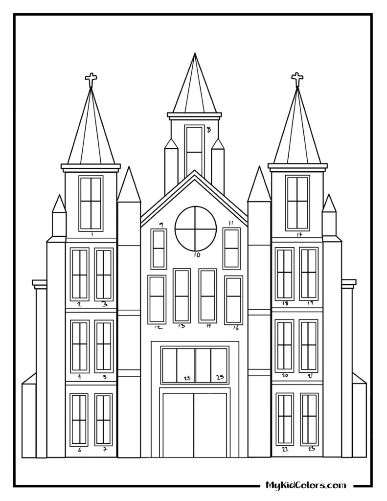 Advent Calendar Coloring Page – Page # 14
