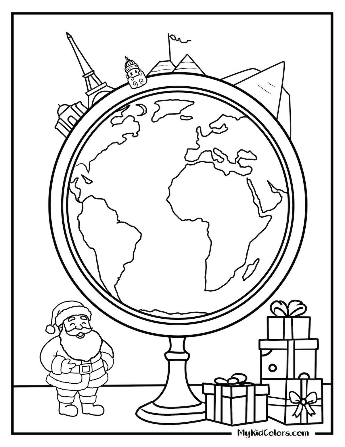 15 Free Santa Coloring Pages (Free Printable PDF)