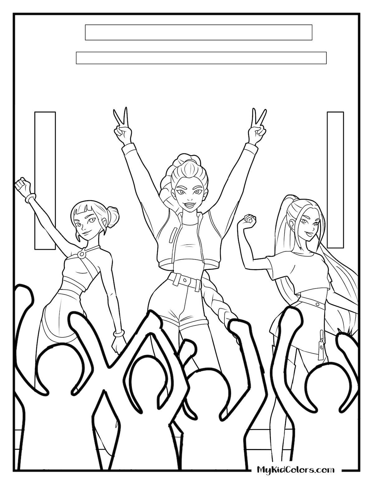 15 Free K Pop Demon Hunters Coloring Pages You’ll Love