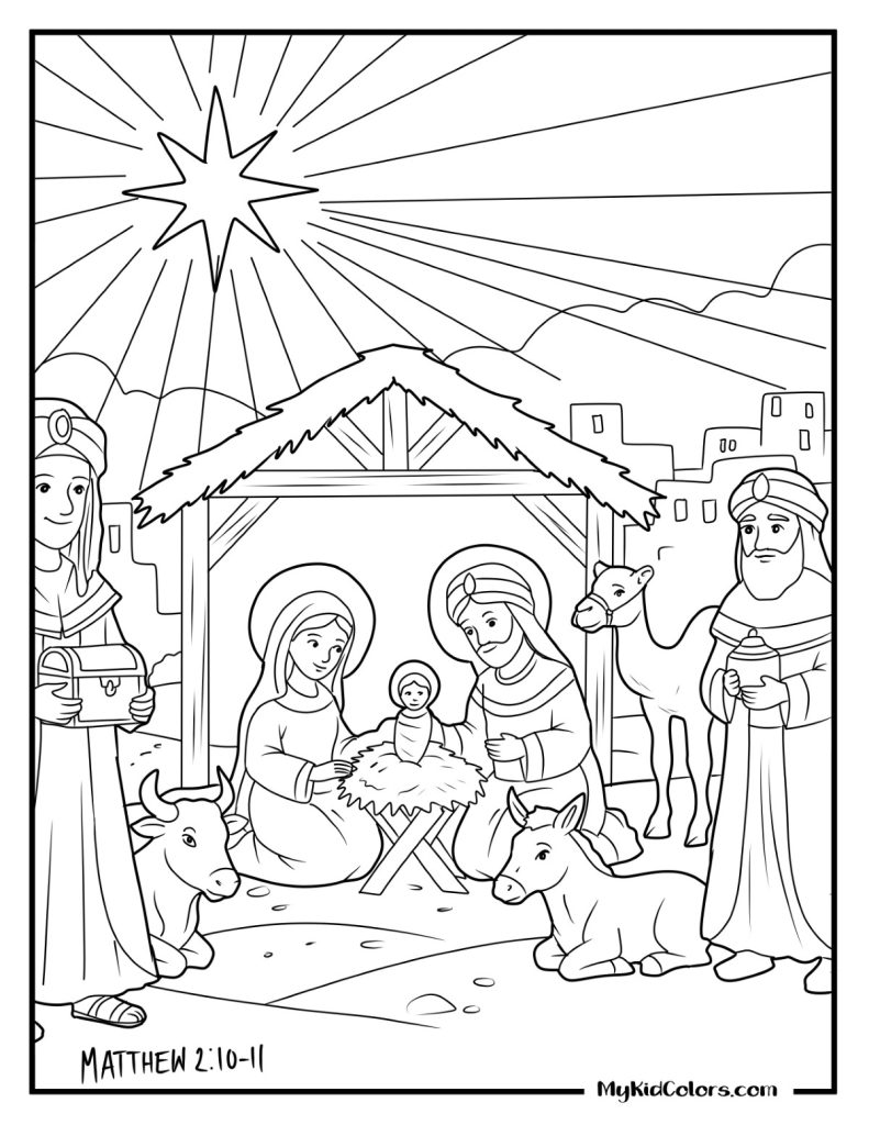 Three Wise Men Coloring Page – Page # 15