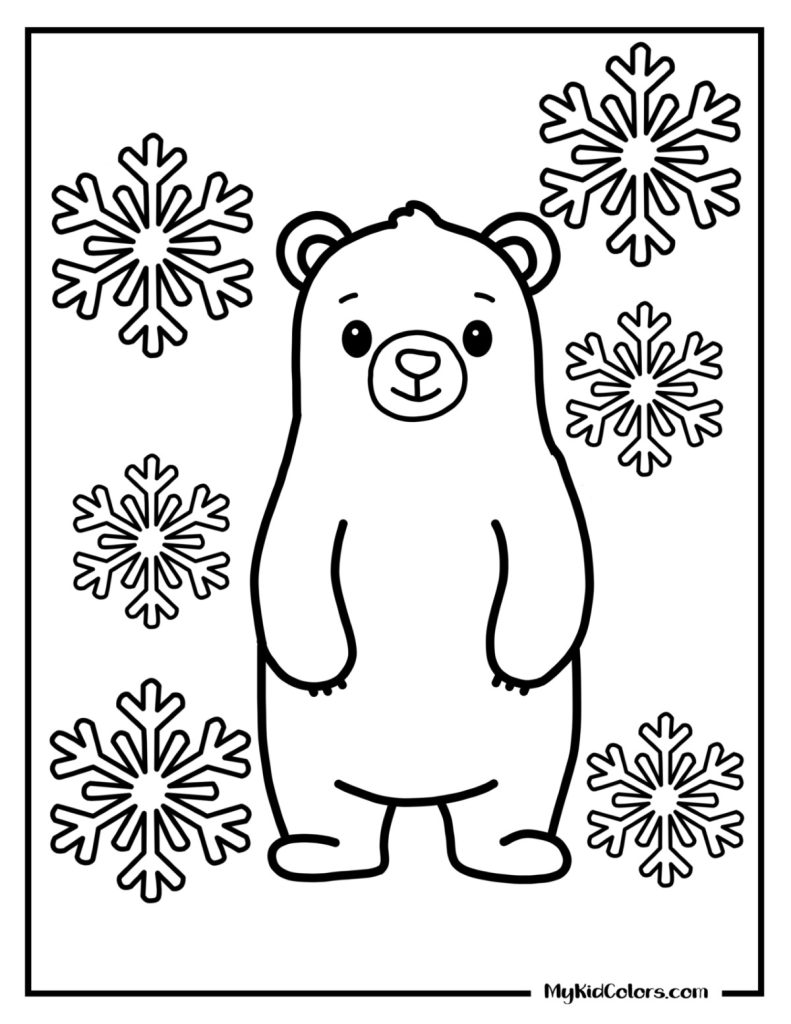 Polar Bear Coloring Pages – Page # 2