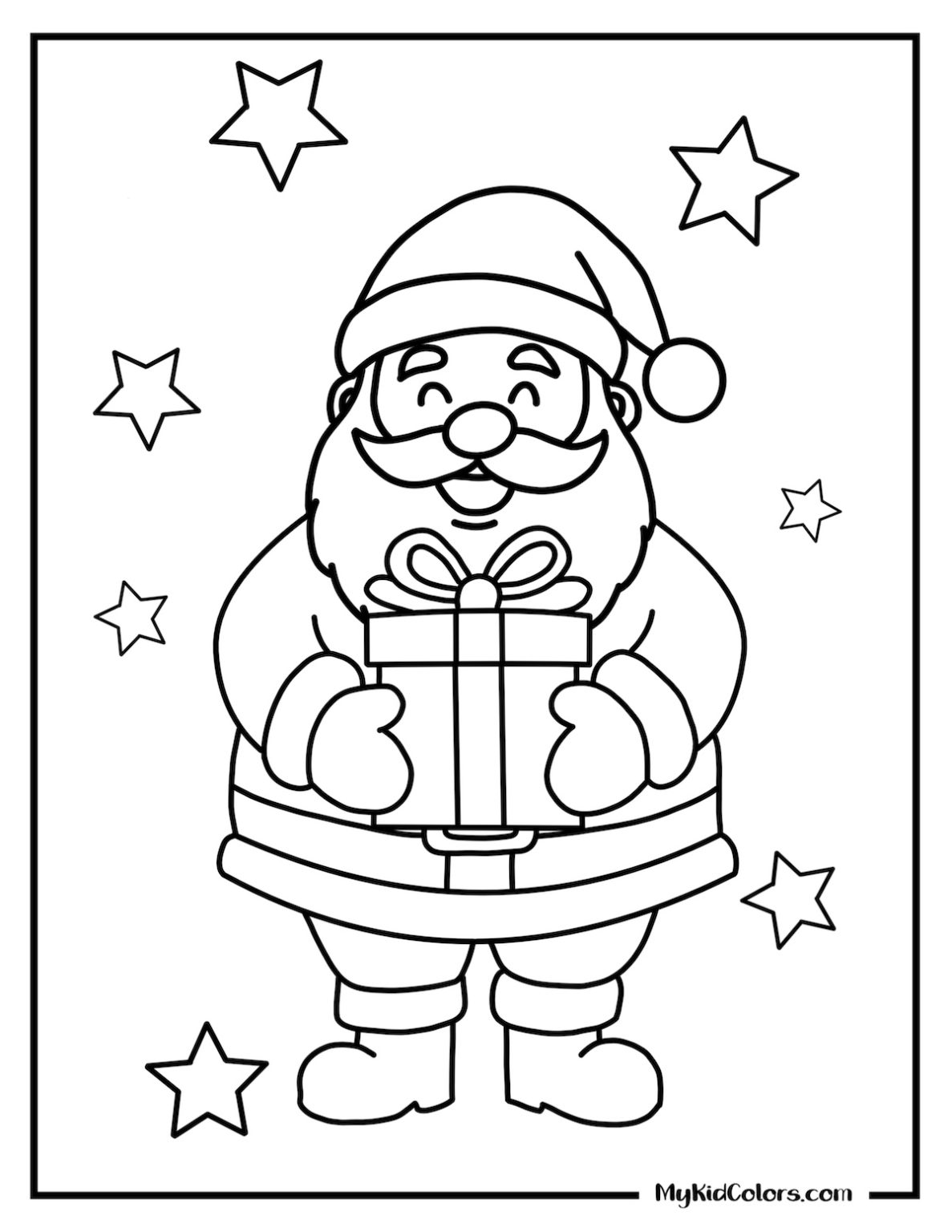 15 Free Santa Coloring Pages (Free Printable PDF)