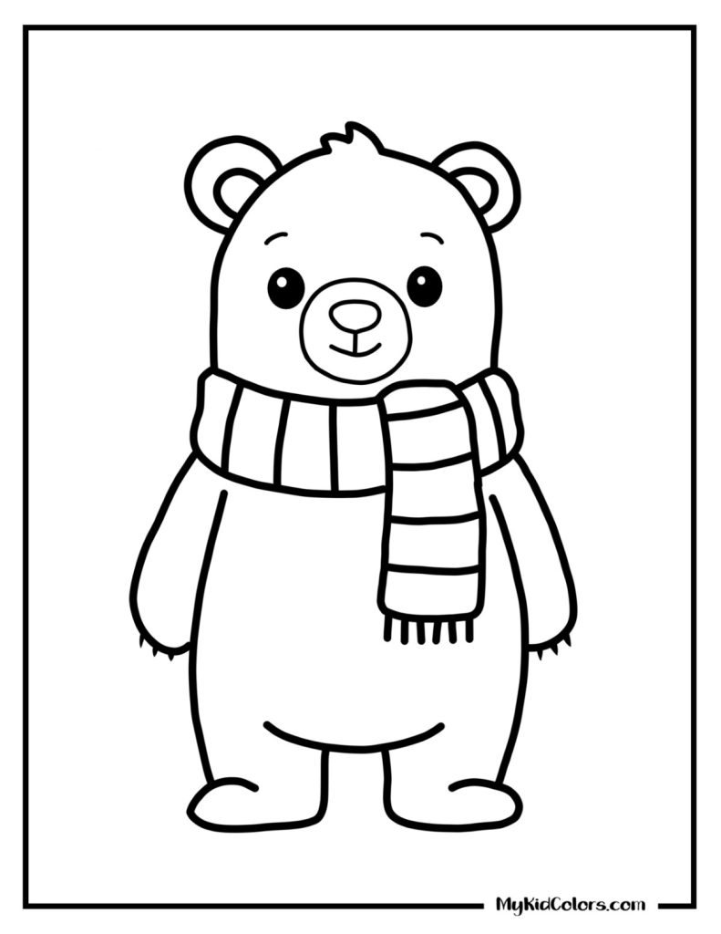 Polar Bear Coloring Pages – Page # 3
