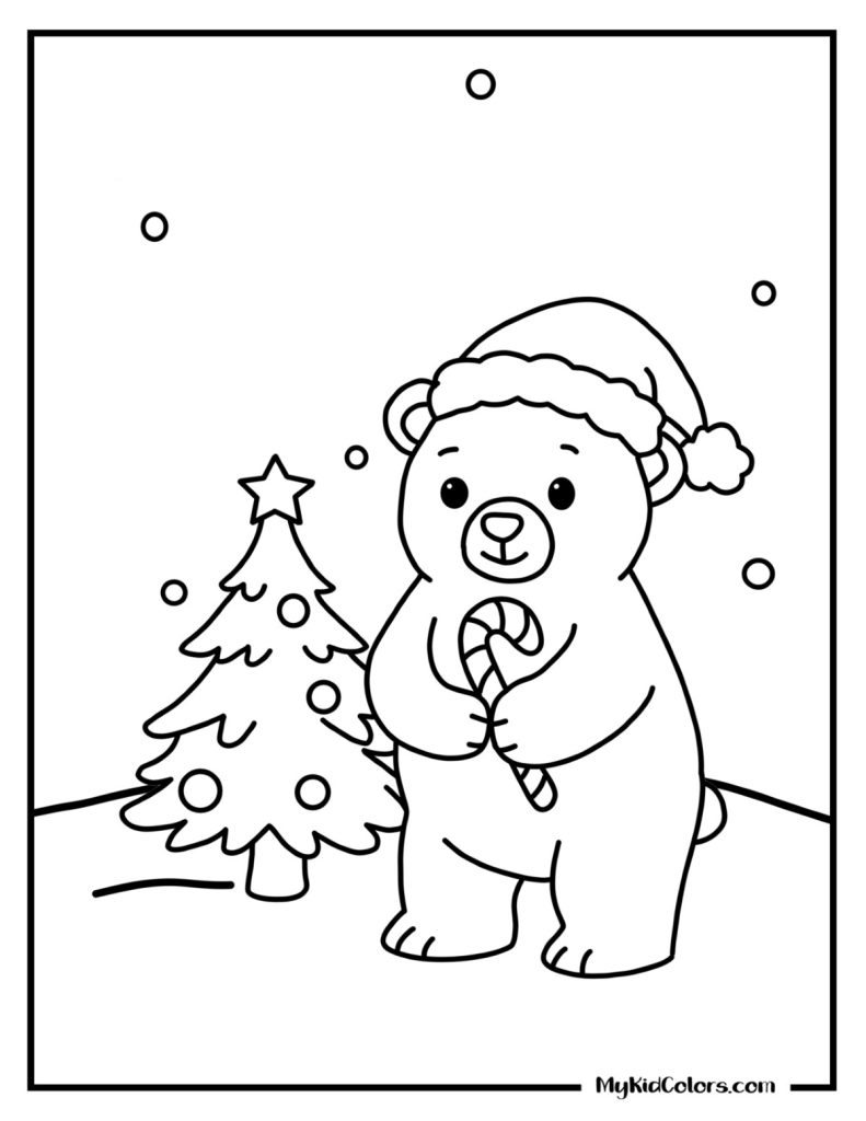 Polar Bear Coloring Pages – Page # 7