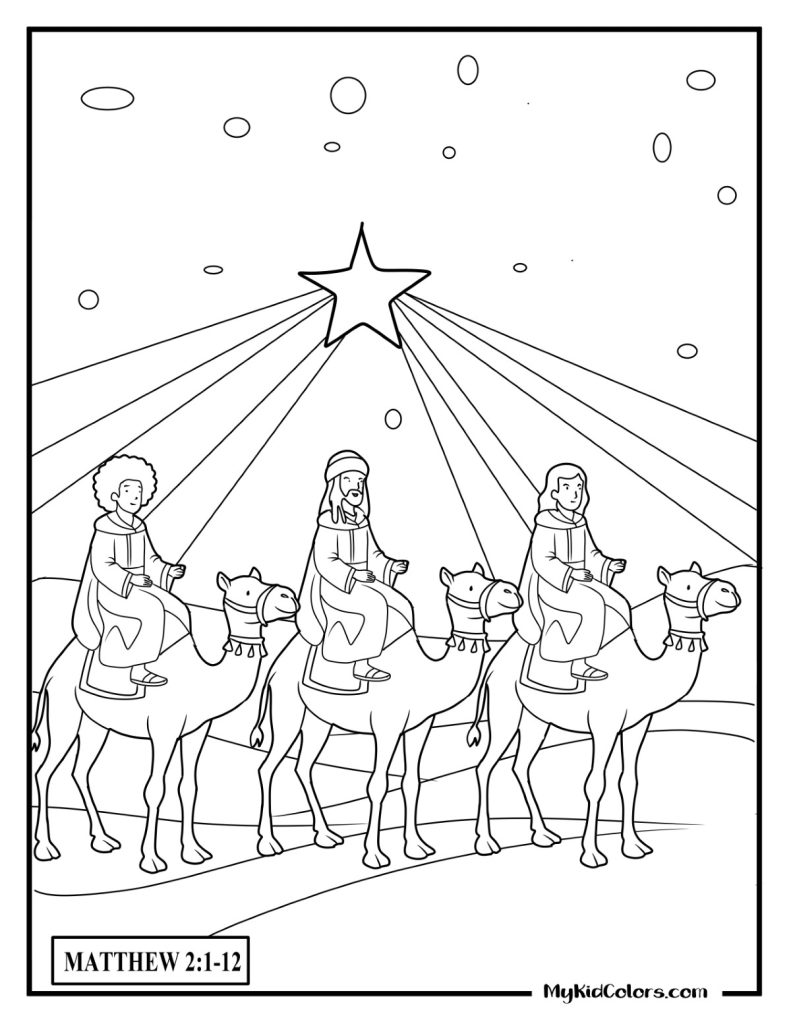 Advent Calendar Coloring Page – Page # 8
