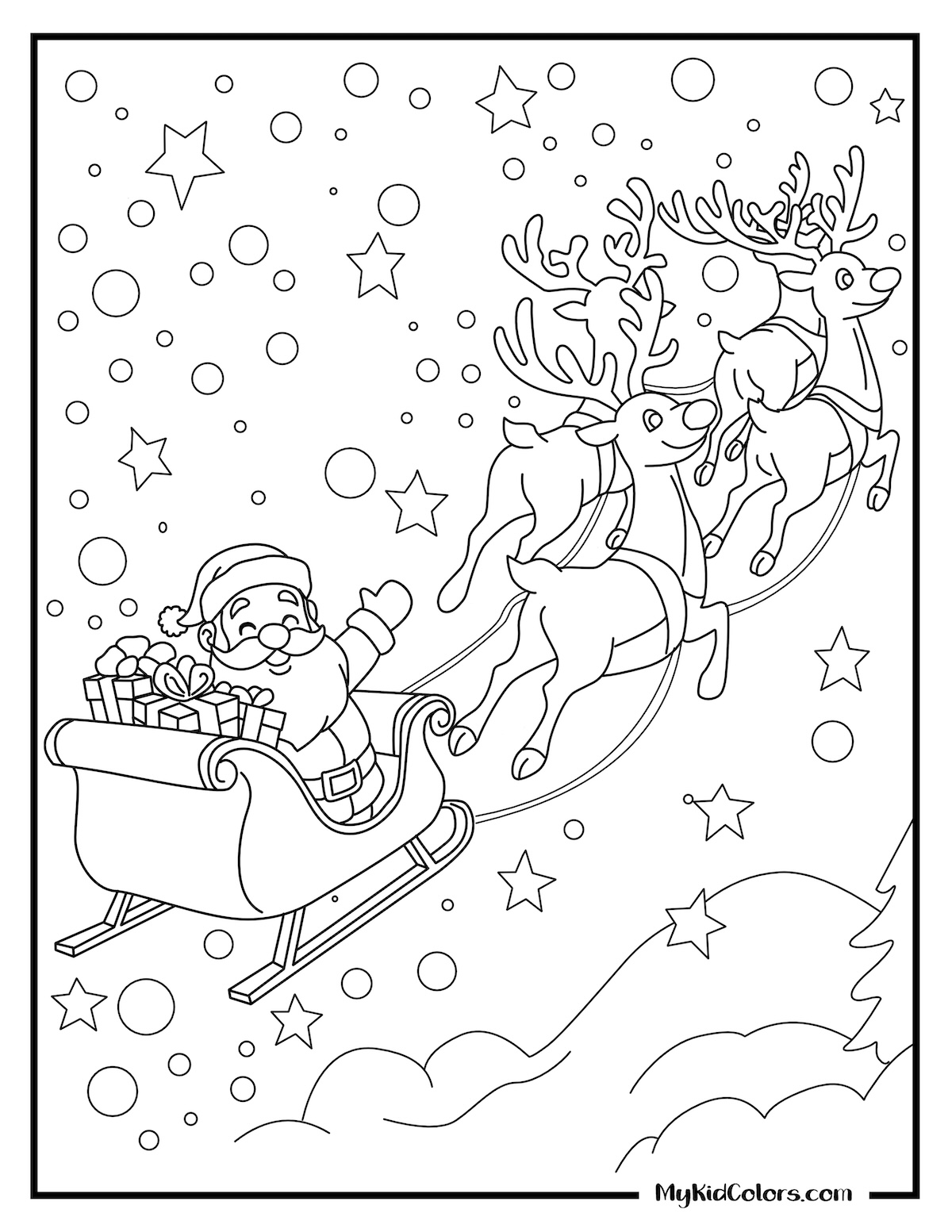 15 Free Santa Claus Coloring Pages (Free PDF Printables)