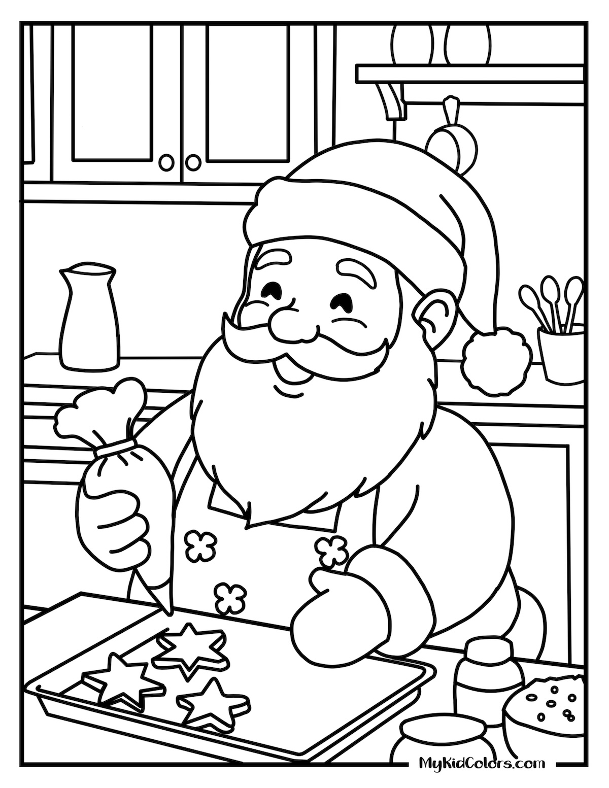 15 Free Santa Coloring Pages (Free Printable PDF)
