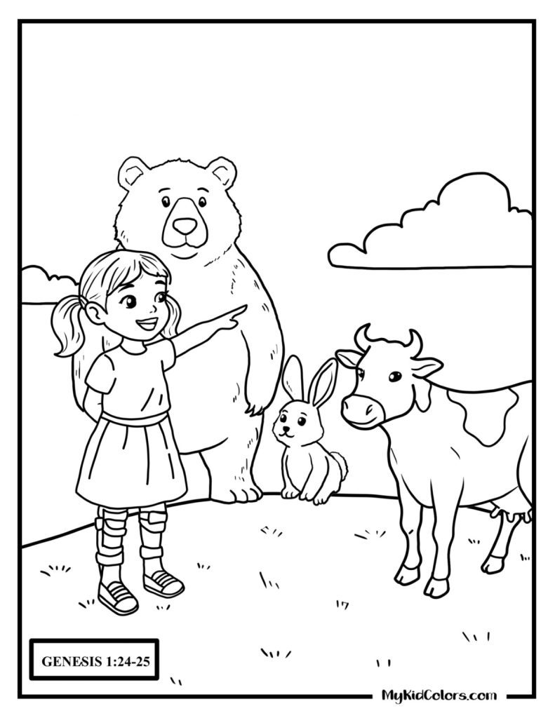 Days of Creation Coloring Pages – Page # 10