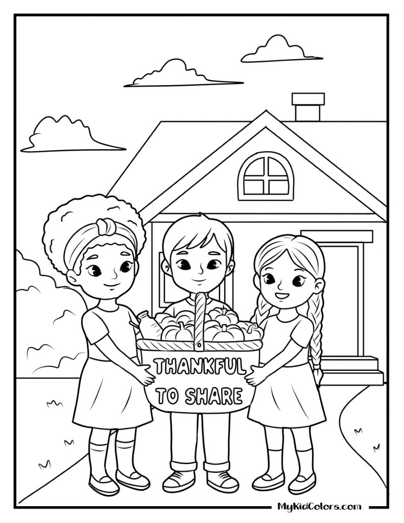 Thankful Coloring Pages – Page # 10