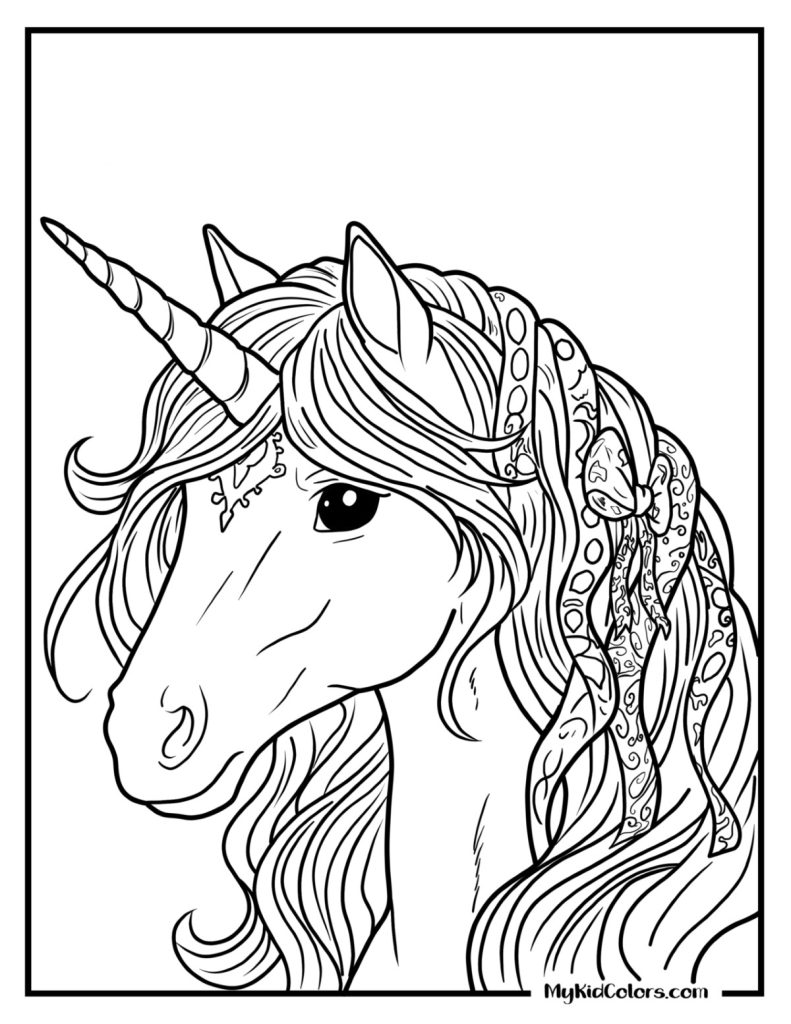 Unicorn Coloring Pages – Page # 10