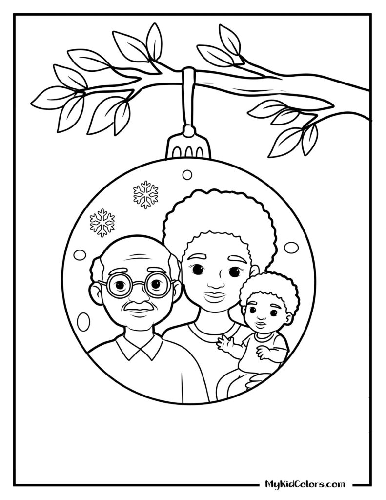 Christmas Ornaments Coloring Pages – Page # 11