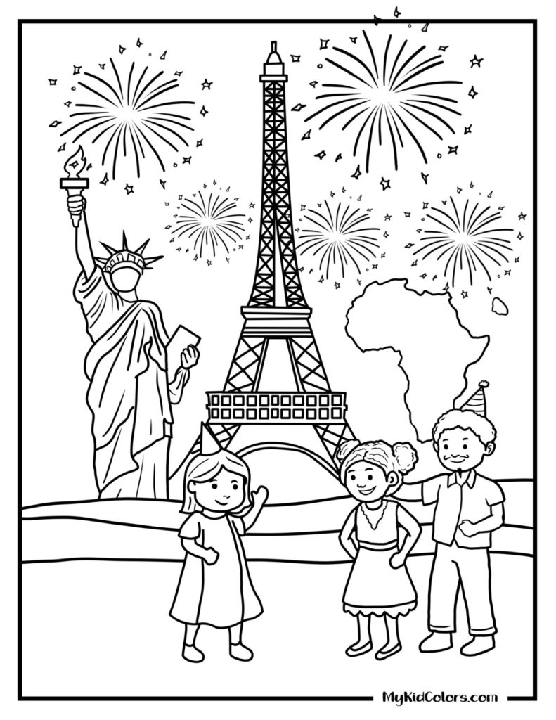 New Year Coloring Pages – Page # 12
