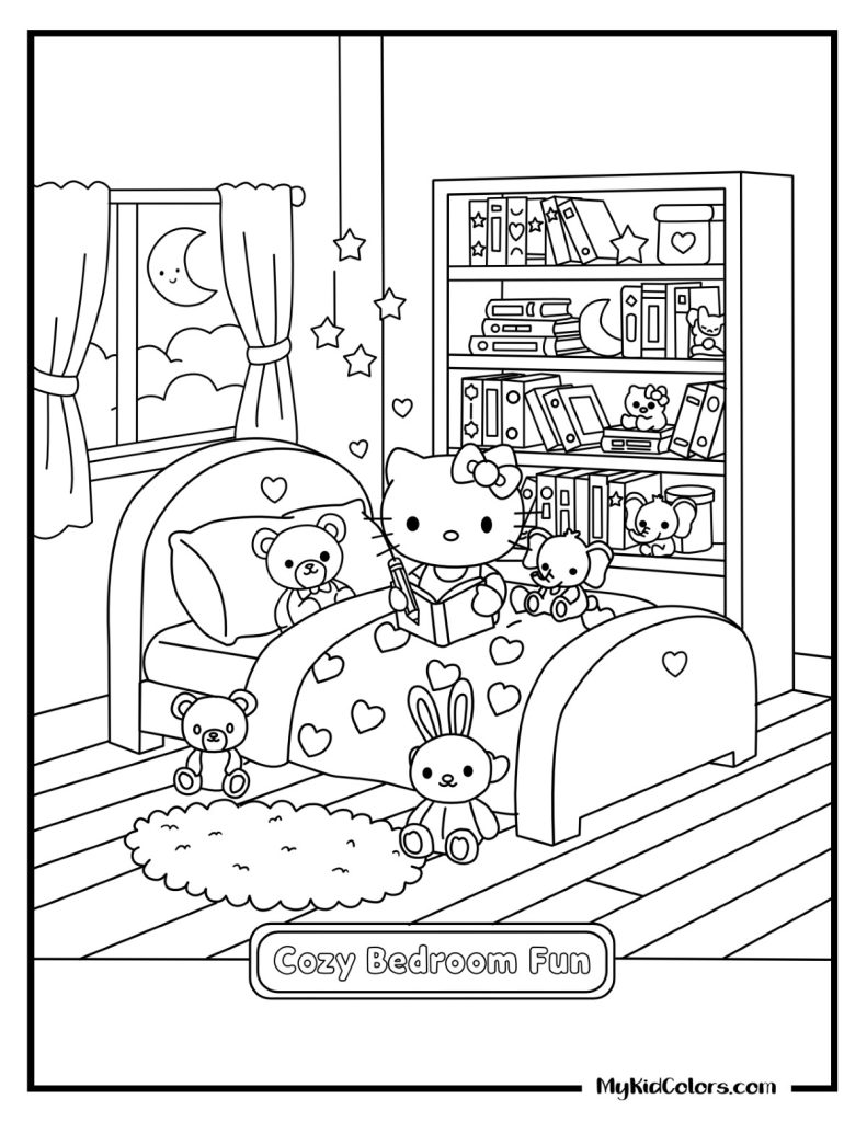 Hello Kitty Coloring Pages – Page # 13