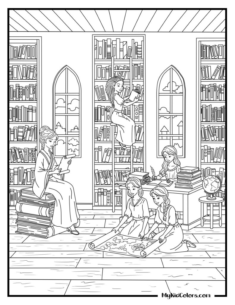 Princess Coloring Pages – Page # 13