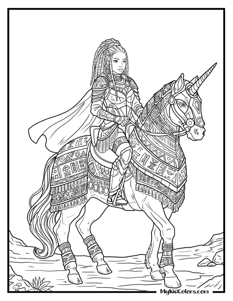 Unicorn Coloring Pages – Page # 14