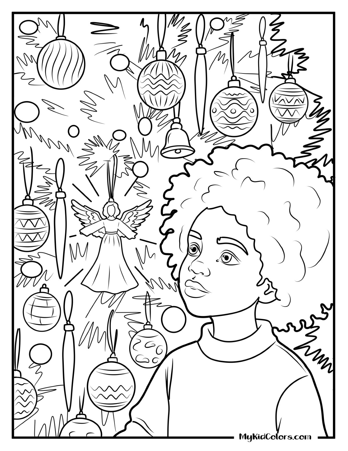 Christmas Ornaments Coloring Pages – Page # 14