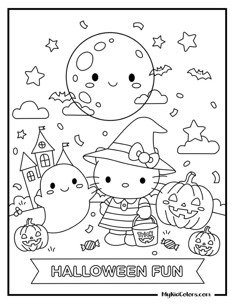 Hello Kitty Coloring Pages – Page # 15