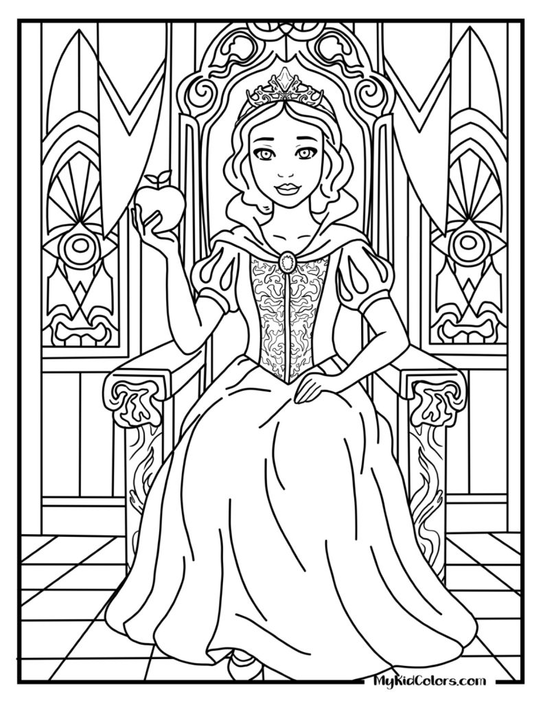 Snow White Coloring Pages – Page # 15