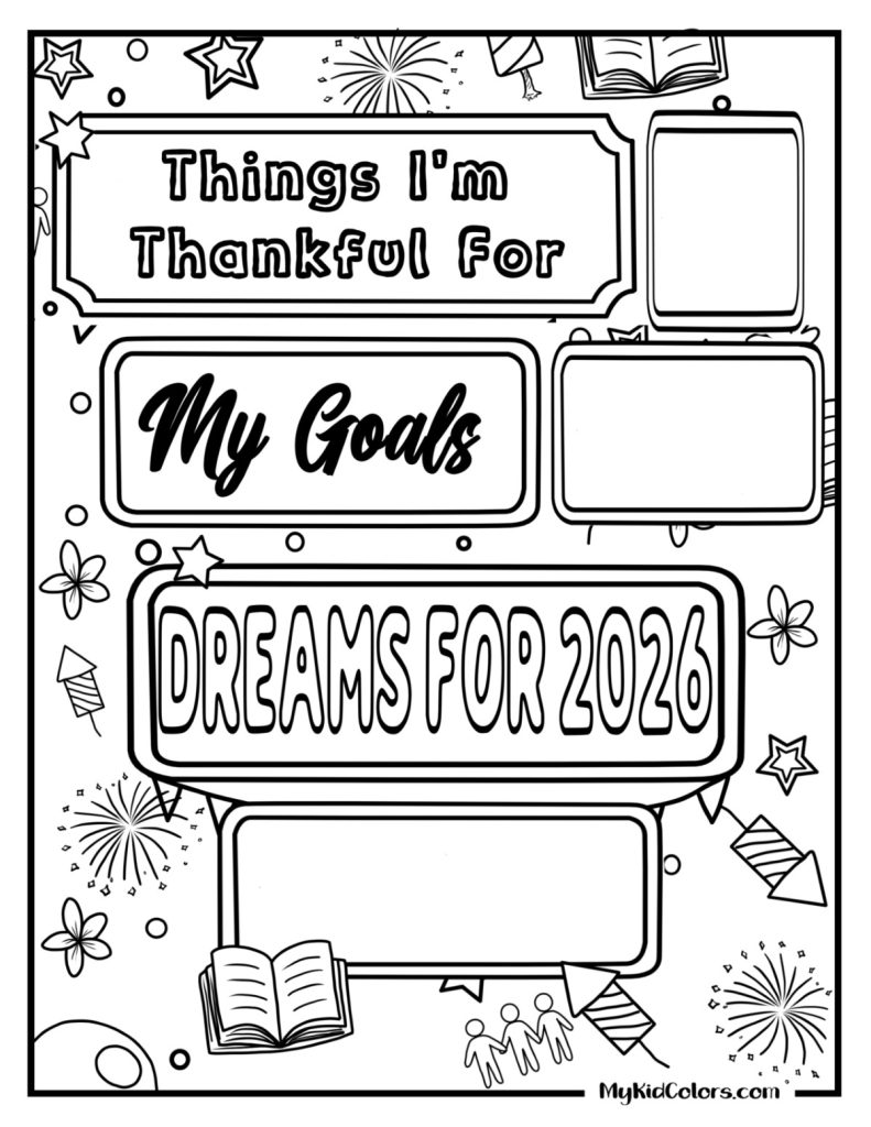 New Year Coloring Pages – Page # 15
