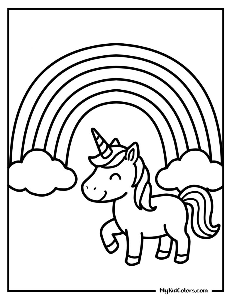 Unicorn Coloring Pages – Page # 2