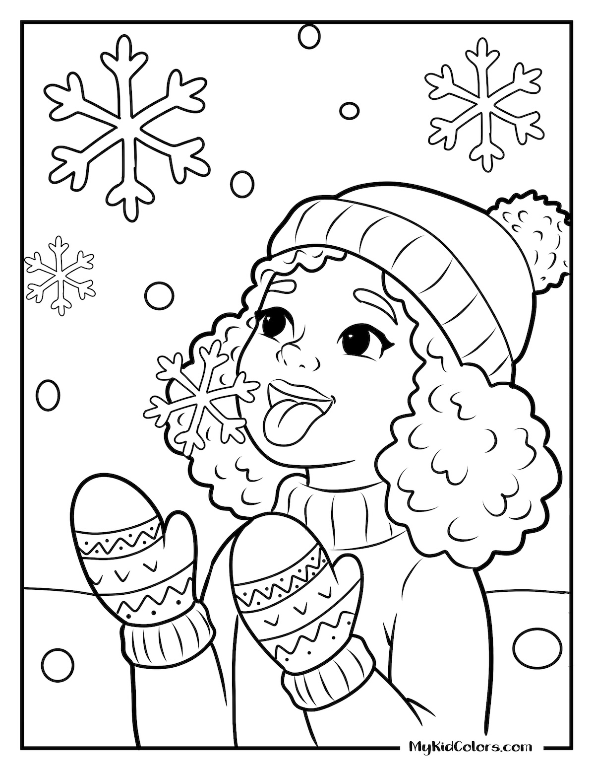 15 Free Snow Coloring Pages (Free PDF Printables)