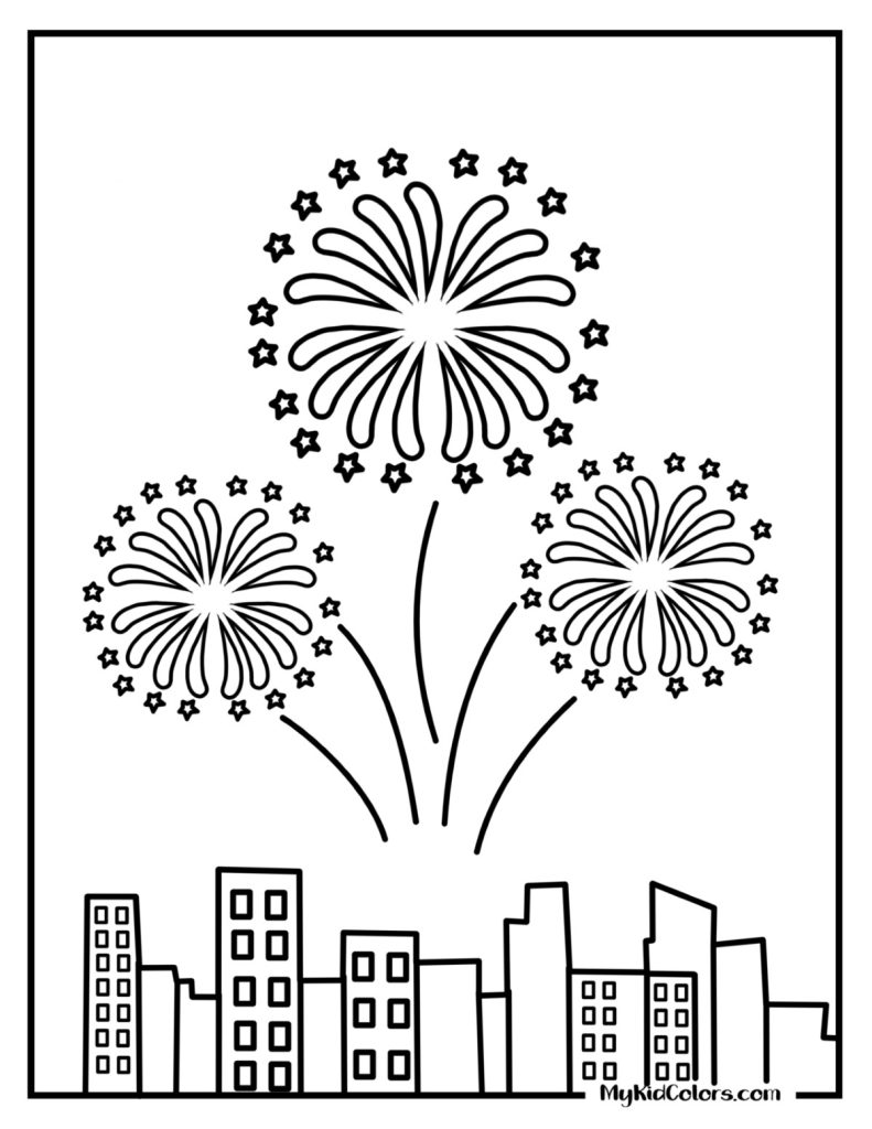 New Year Coloring Pages – Page # 2