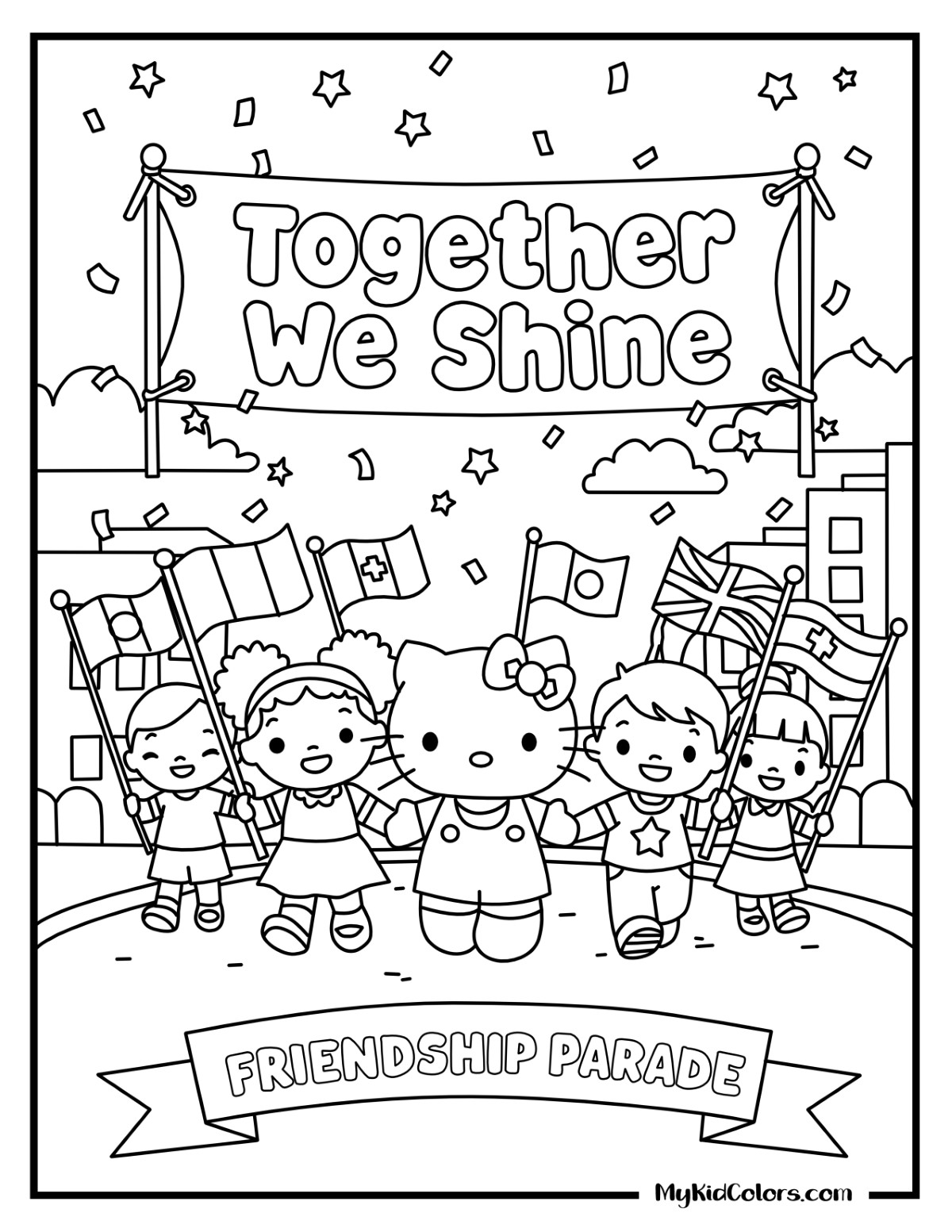 Hello Kitty Coloring Pages – Page # 3