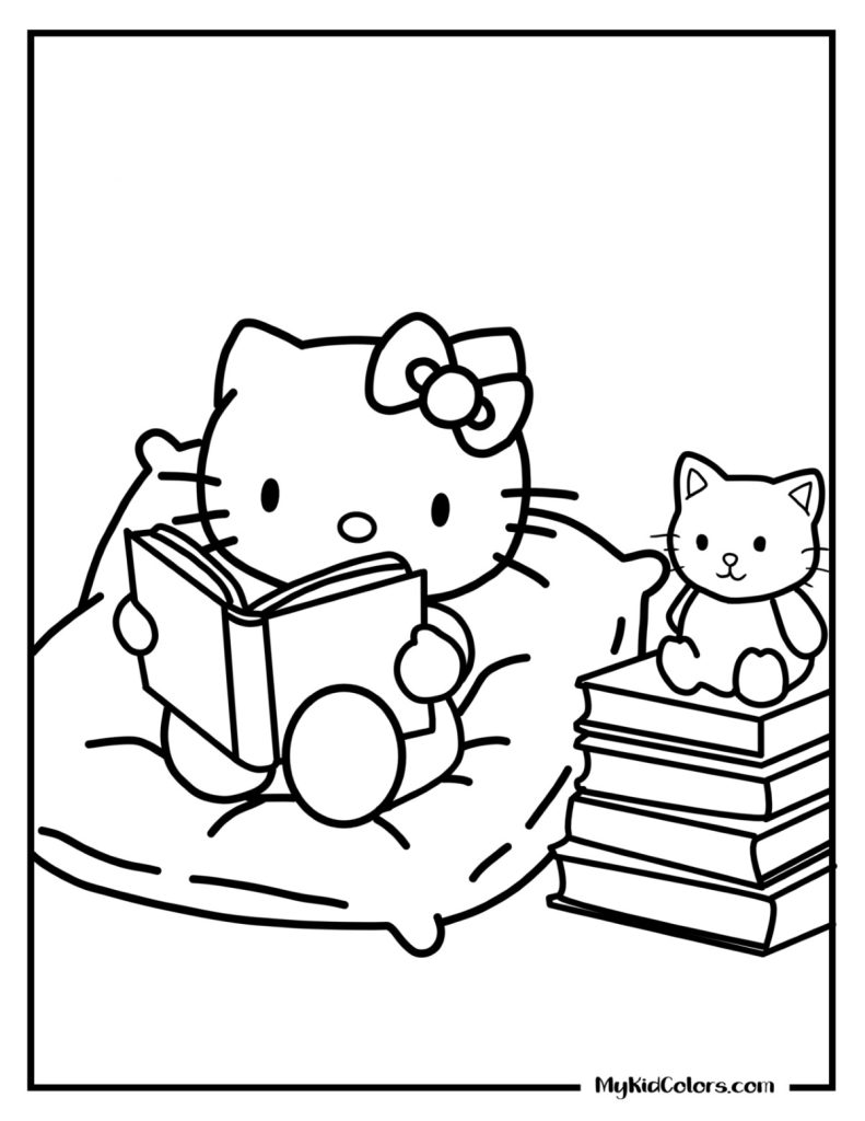 Hello Kitty Coloring Sheets – Page # 3