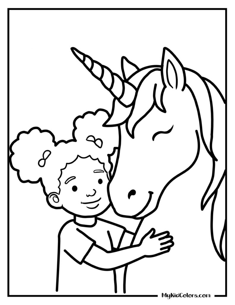 Unicorn Coloring Pages – Page # 3