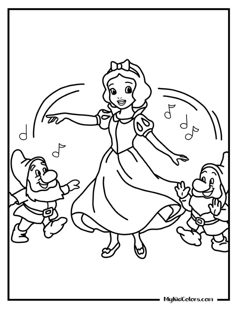 Snow White Coloring Pages – Page # 4