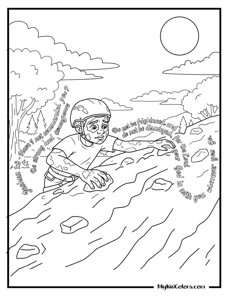Joshua 1:9 coloring page – Page # 6