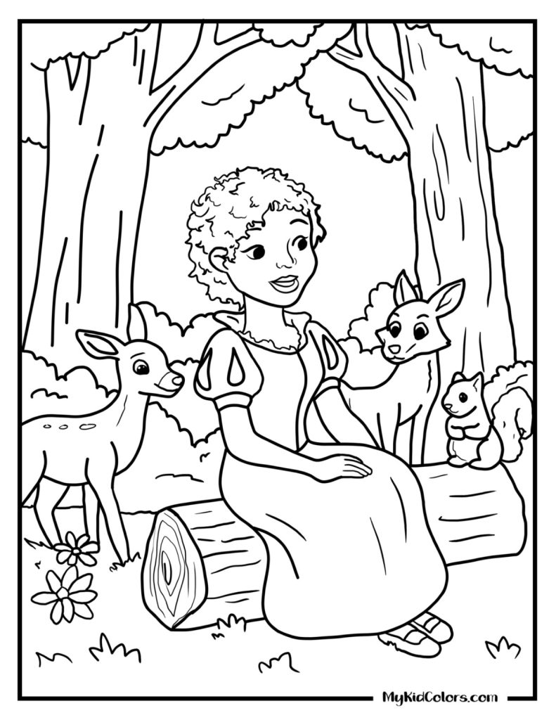 Snow White Coloring Pages – Page # 6