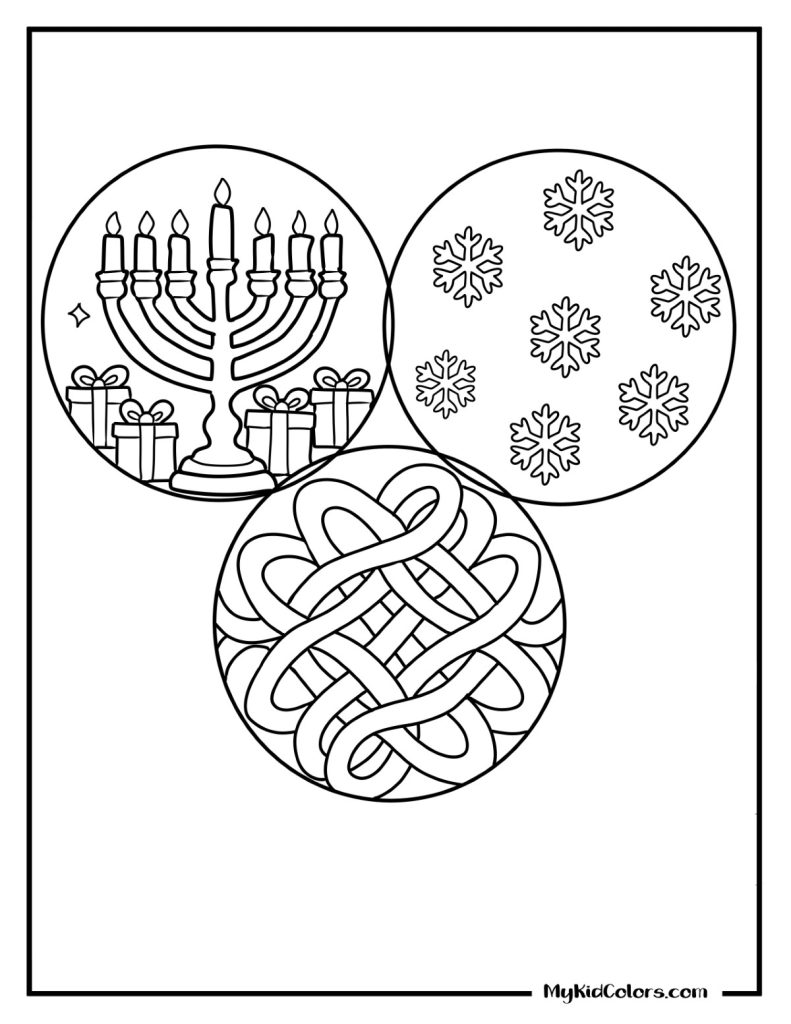 Christmas Ornaments Coloring Pages – Page # 7
