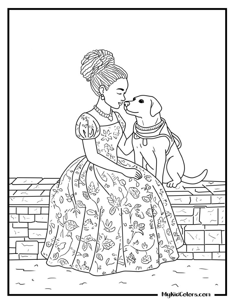 Princess Coloring Pages – Page # 7